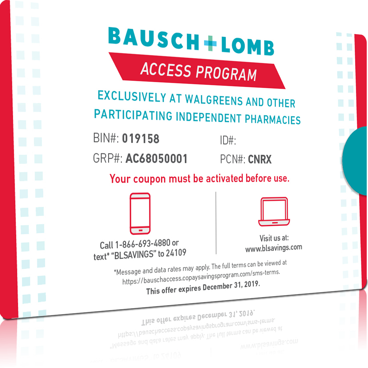 bausch and lomb lotemax coupon